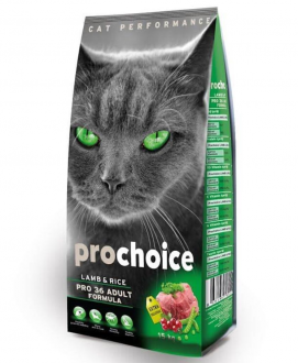 Pro Choice Pro 36 Adult Kuzu Eti ve Pirinçli 2 kg Kedi Maması kullananlar yorumlar